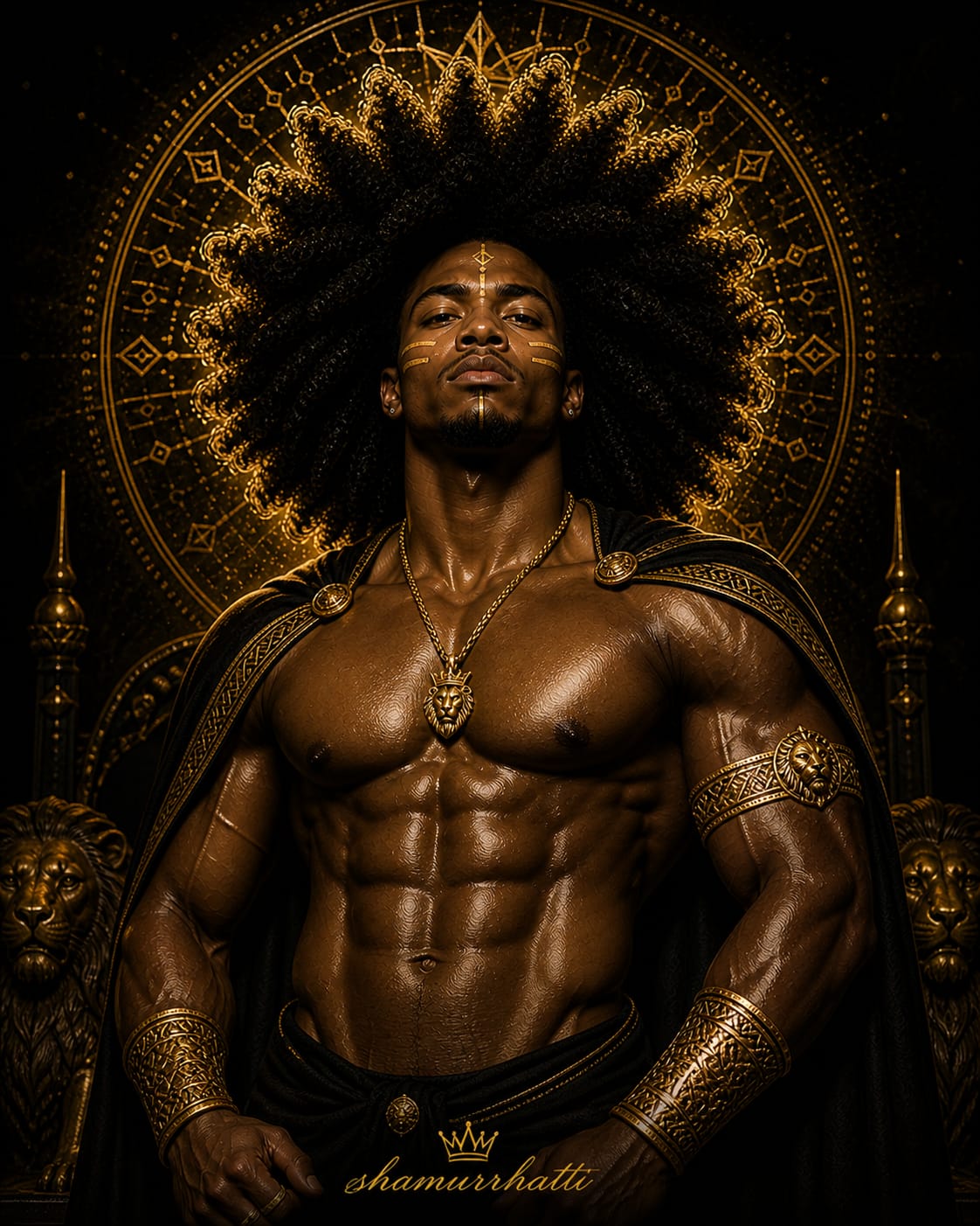 Crowned in Gold — The Warrior King Rises