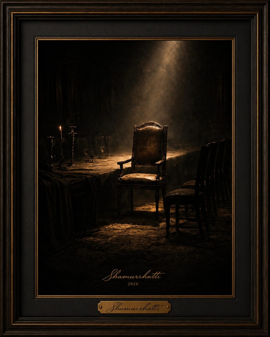 The Empty Throne — Digital Art Print