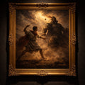 David vs. Goliath — Original Digital Artwork