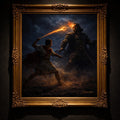 Fire & Faith — Digital Art Print