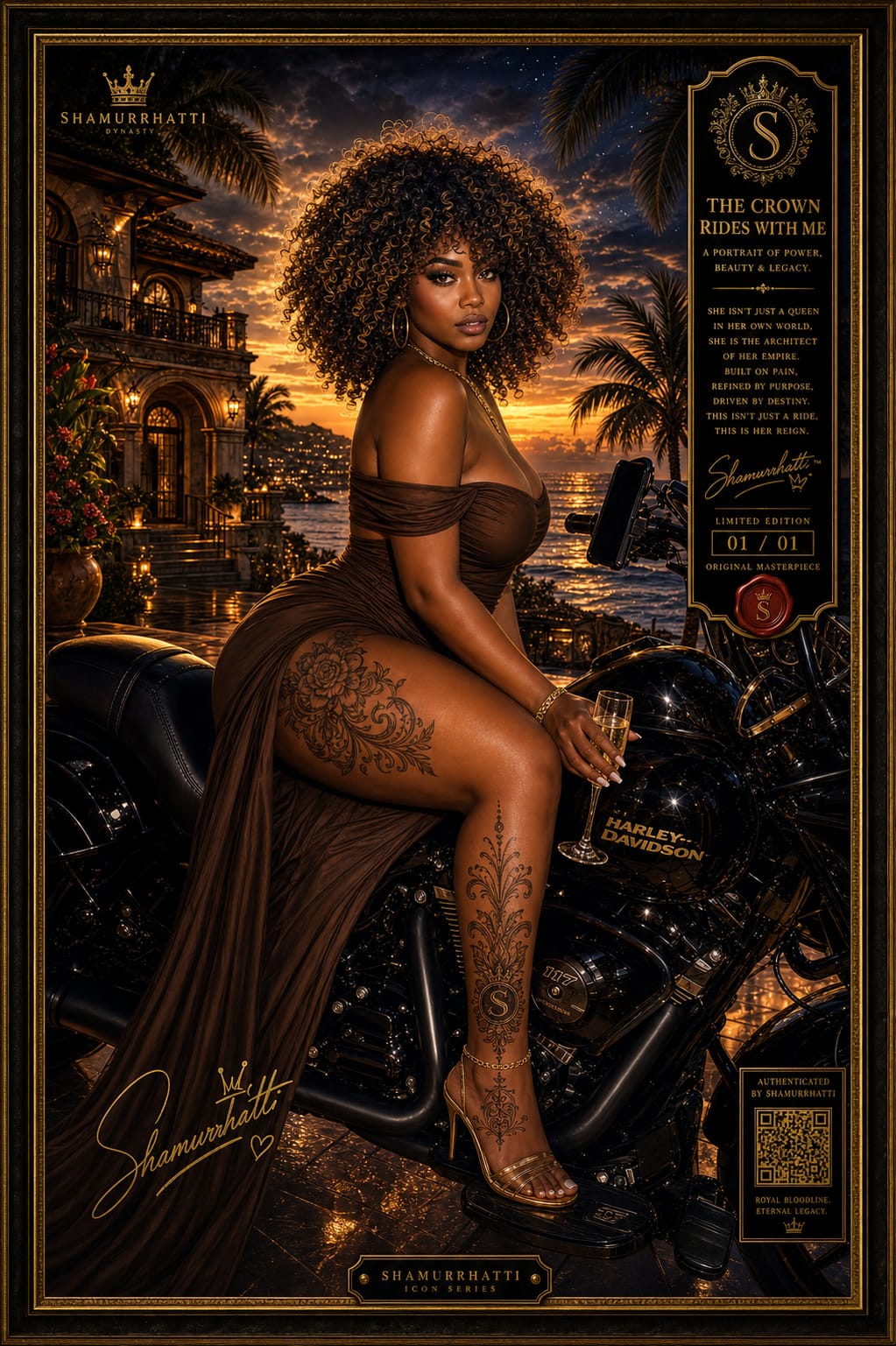The Crown Rides With Me — Portrait of a Queen