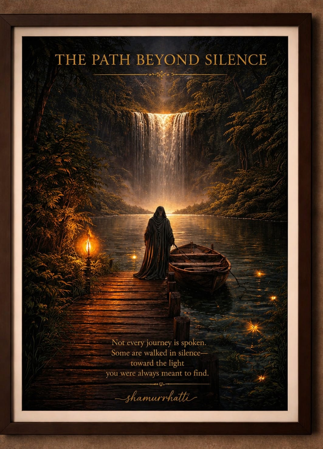 The Path Beyond Silence — Digital Art Print
