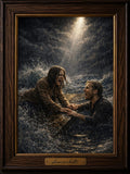 Grace in the Tempest — Digital Art Print