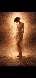She Stood in the Light — Digital Art Print